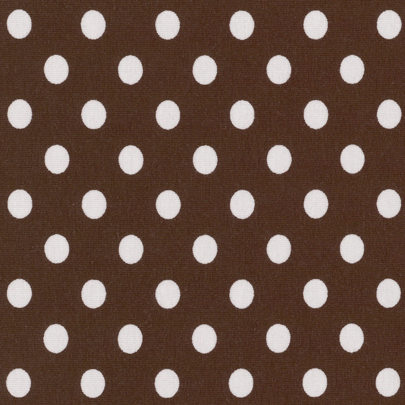 Jersey Swafing - Punkte - 1cm - Dunkelbraun